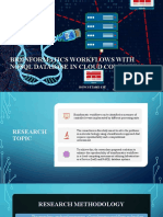 Bioinformatics Workflows With NoSQL Database in Cloud Computing