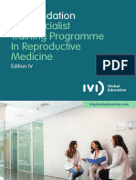 Subspecialist Training Programme in Reproductive Medicine: IVI Foundation