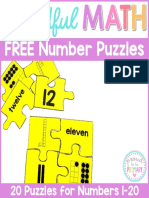 Number Puzzles To 20