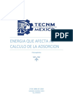 Energia Que Afecta Al Calculo de La Adsorcion