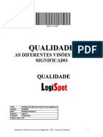 Qualidade - As Diferentes Visões de Seu Significado - SQT