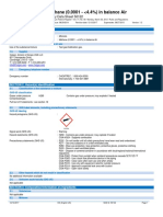 Methane (0.0001 - 4.4%) in Balance Air: Safety Data Sheet 50122