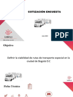 Cotizacion Encuesta Opciones de Inversion Servicio Especial Transporte Junio 2019