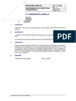 Muros Y Tabiques de Ladrillo: Especificaciones Tecnicas Construccion Y Mantenimiento de Carreteras Y Aeropuertos