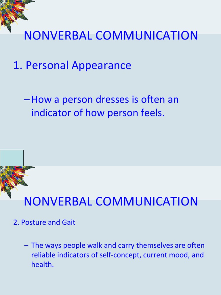 COMMUNICATION Nursing 2 | PDF | Nonverbal Communication | Communication
