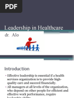 Leadership in Healthcare