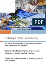 Exchange Rate Determination & Factors Forecasting: Unit Ii