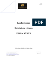 Relatório de Reforma. Edifício XXXXX - PDF