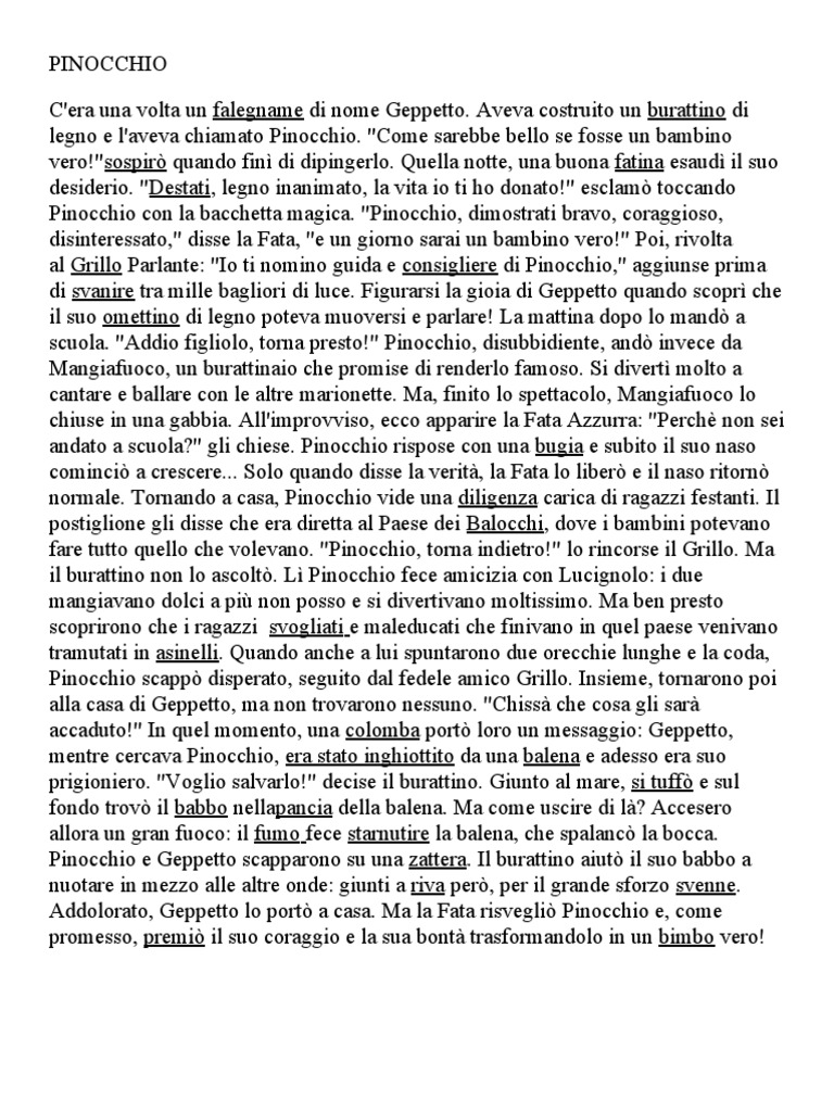 PINOCCHIO | PDF