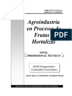 Agroindustria en Procesos de Frutas y Hortalizas Faht PDF