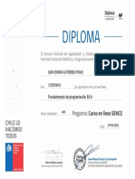 SENCE Certificado 40h Fundamentos de Programacion PDF