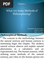 What Are Some Methods of Philosophizing