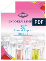 Annual Report For The Year 2016-2017
