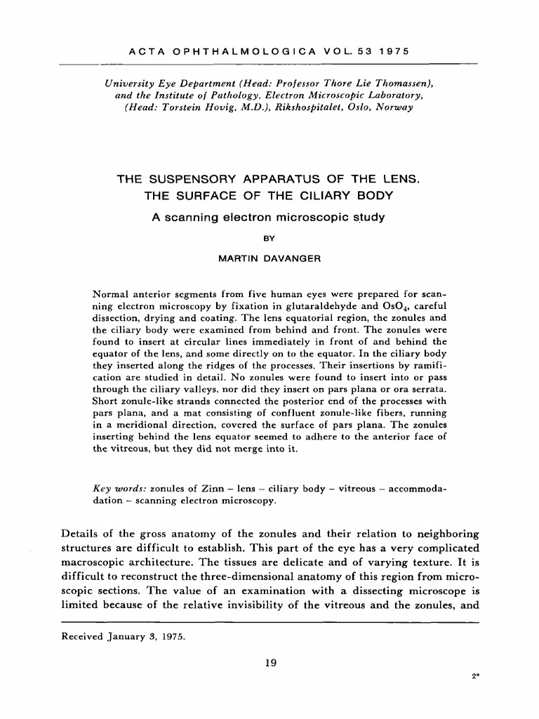 A Scanning Electron Microscopic Study of the Detailed Gross Anatomy of
