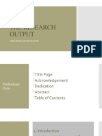 The Research Output
