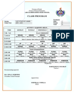 Class Program 2018-2019