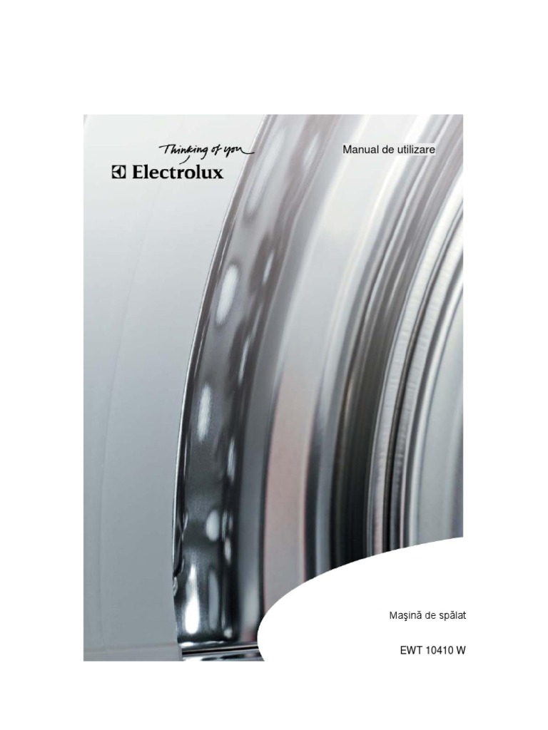 MANUAL ELECTROLUX