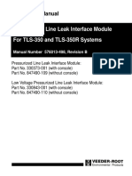 Pressurized Line Leak Interface Module For TLS-350 and TLS-350R Systems