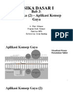 Dinamika (2) - Aplikasi Konsep Gaya