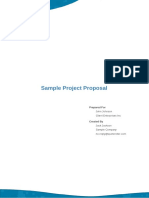 Sample Project Proposal