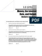 Money, The Interest Rate, and Output