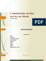 Comunicaao Escrita Servio Ao Cliente