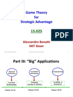 Game Theory For Strategic Advantage: Alessandro Bonatti MIT Sloan