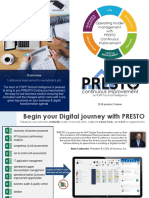 PRESTO Continuous Improvement - 2018 Teaser