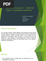 Sentiment Analysis of COVID-19 Tweets - Visualization Dashboard