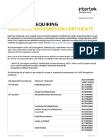 Products Requiring: Saso Iecee Recognition Certificate