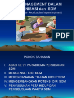 SELF MANAGEMENT DALAM ORGANISASI