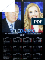 Calendario 2011 del Telediario