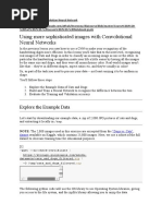 Exercise 2 Building Convolution Neural Network