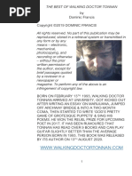 The Best of Walking Doctor Tonnan 30.08 PDF | PDF ...