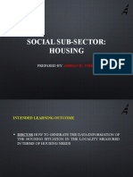 0011 Social Sub-Sector - Housing - Part 1 (3731)