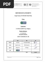 Method Statement: Single Position STOPPLE® TRAIN 28in