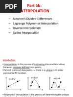 Part 5b: Interpolation