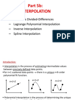 Part 5b: Interpolation