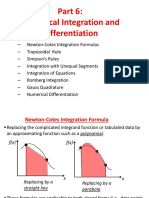 Numerical Integration and Differentiation