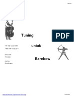 Tuning For Barebow