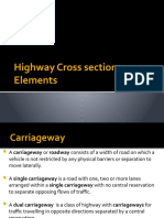 Highway Cross Section Elements