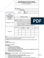 Q4A Management Private Limited: Audit Plan