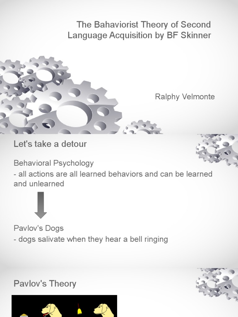 The Bahaviorist Theory of Second Language Acquisition by BF Skinner | PDF