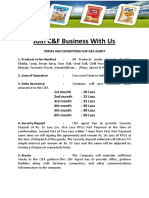 Join C&F Business With Us: Terms and Conditions For C&F Agent 1. Products To Be Handled