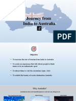 Journey From India To Australia: By: Jinal Nagda