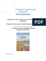 Workbook : How To Prepare and Present Proposals