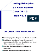 Accounting Principles Name: Kiran Kumari Class XI - G Roll No. 3