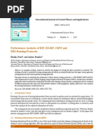 Performance Analysis of RIP, EIGRP, OSPF and ISIS Routing Protocols