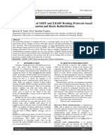 Patel, H.N., Padley, R.; (2014) Extensive Reviews of OSPF and EIGRP Routing Protocols Based on Route Summarization & Route Redistribution, Int Journal of Engineering Research & Applications ISSN 2248-9622 Sep 2014