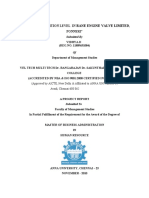 "A Study On Attrition Level In, Ponneri": Rane Engine Valve Limited